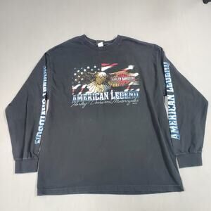 Vintage Harley Davidson Long Sleeve Shirt Mens Size XL River City Harley